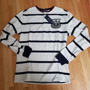 Boys Polo Ralph Lauren Striped tee size 18/20 NWT